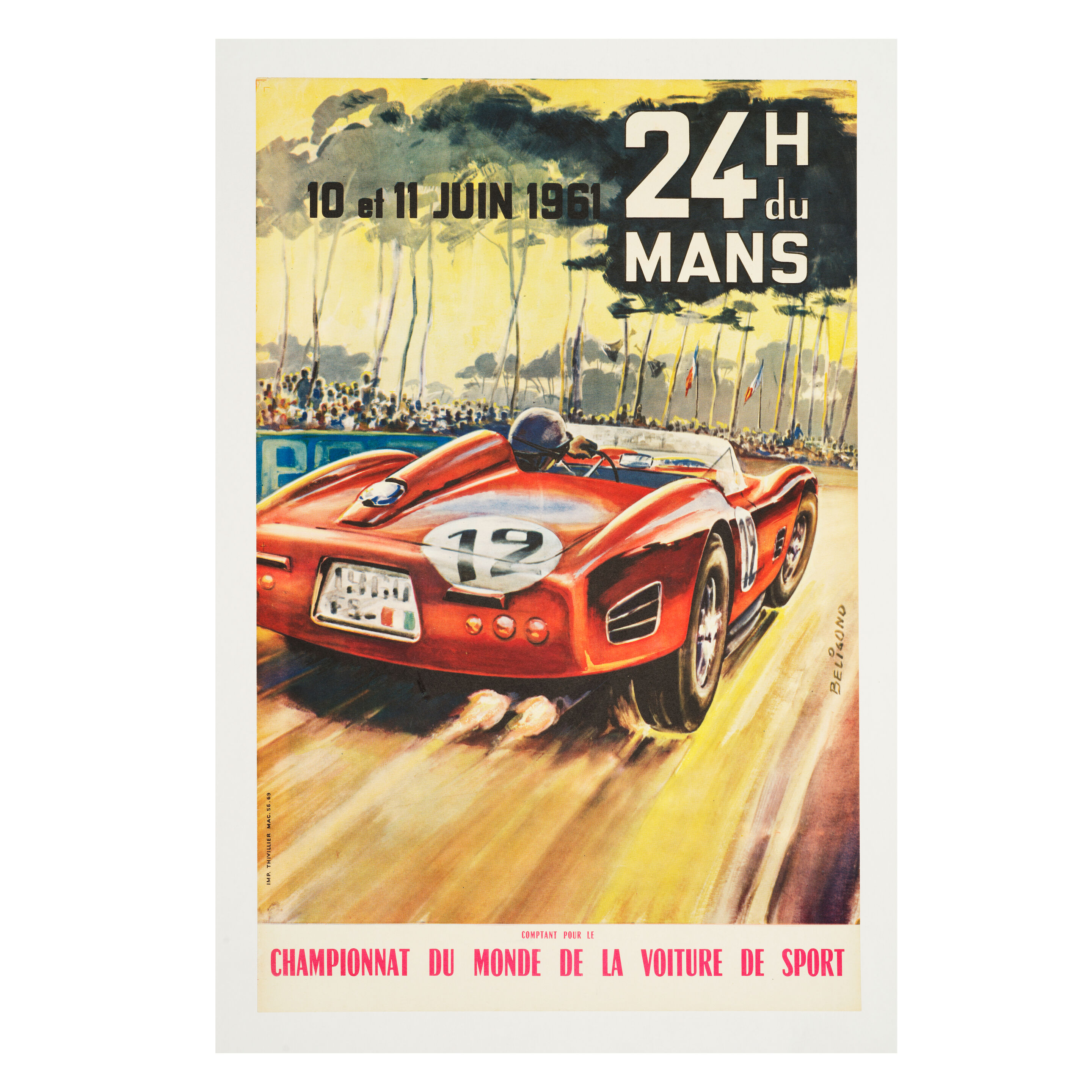 24 HEURES DU MANS 10 ET 11 JUIN 1961