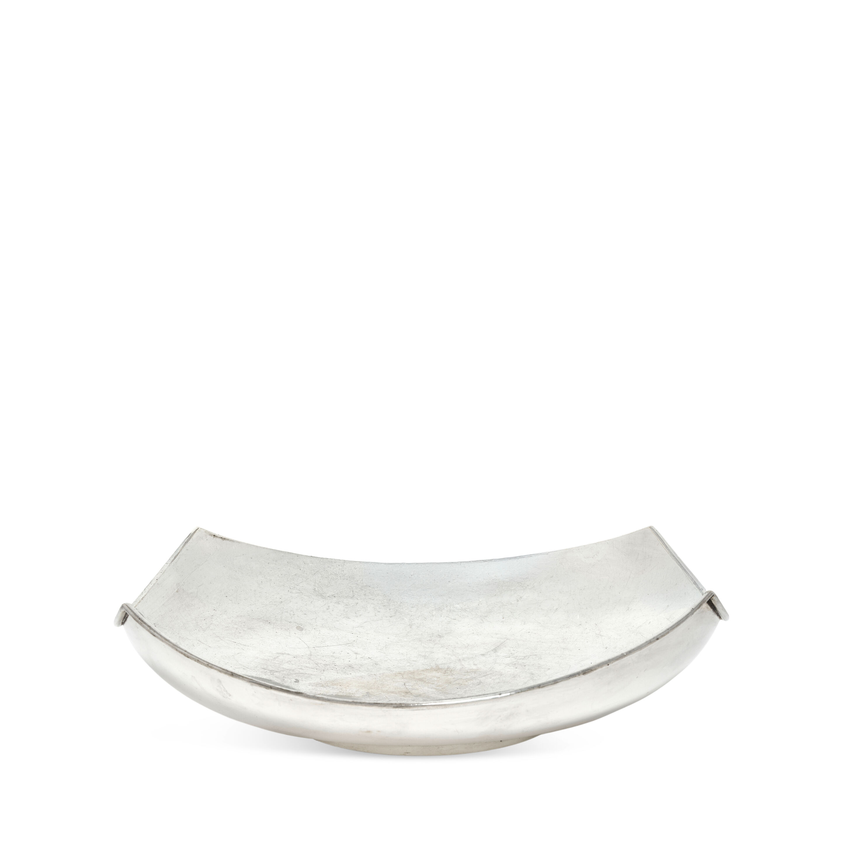 A Continental silver bowl stamped ESEGUITO A MANO, also 800 Italian