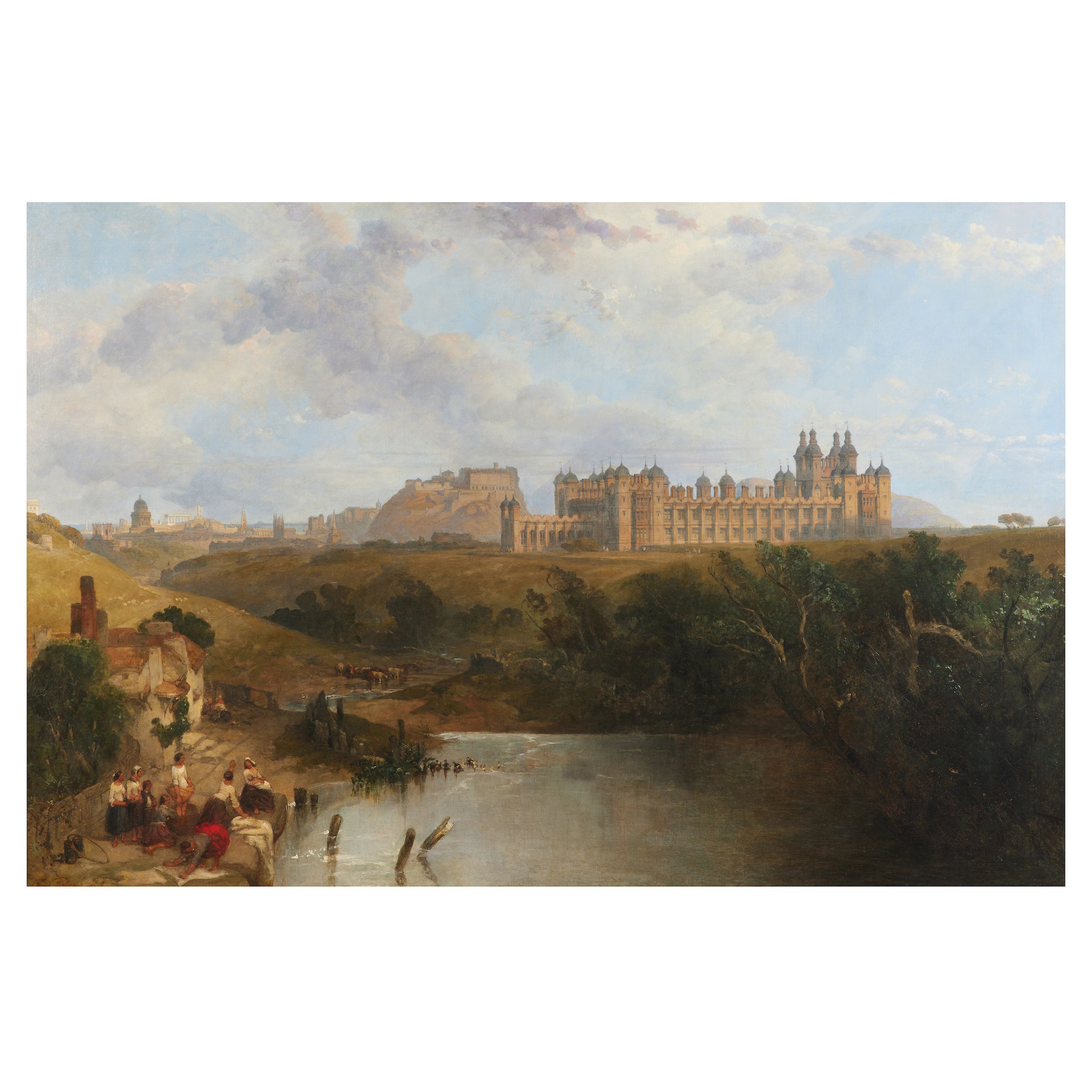 View of Donaldson's Hospital from the North West (1851)