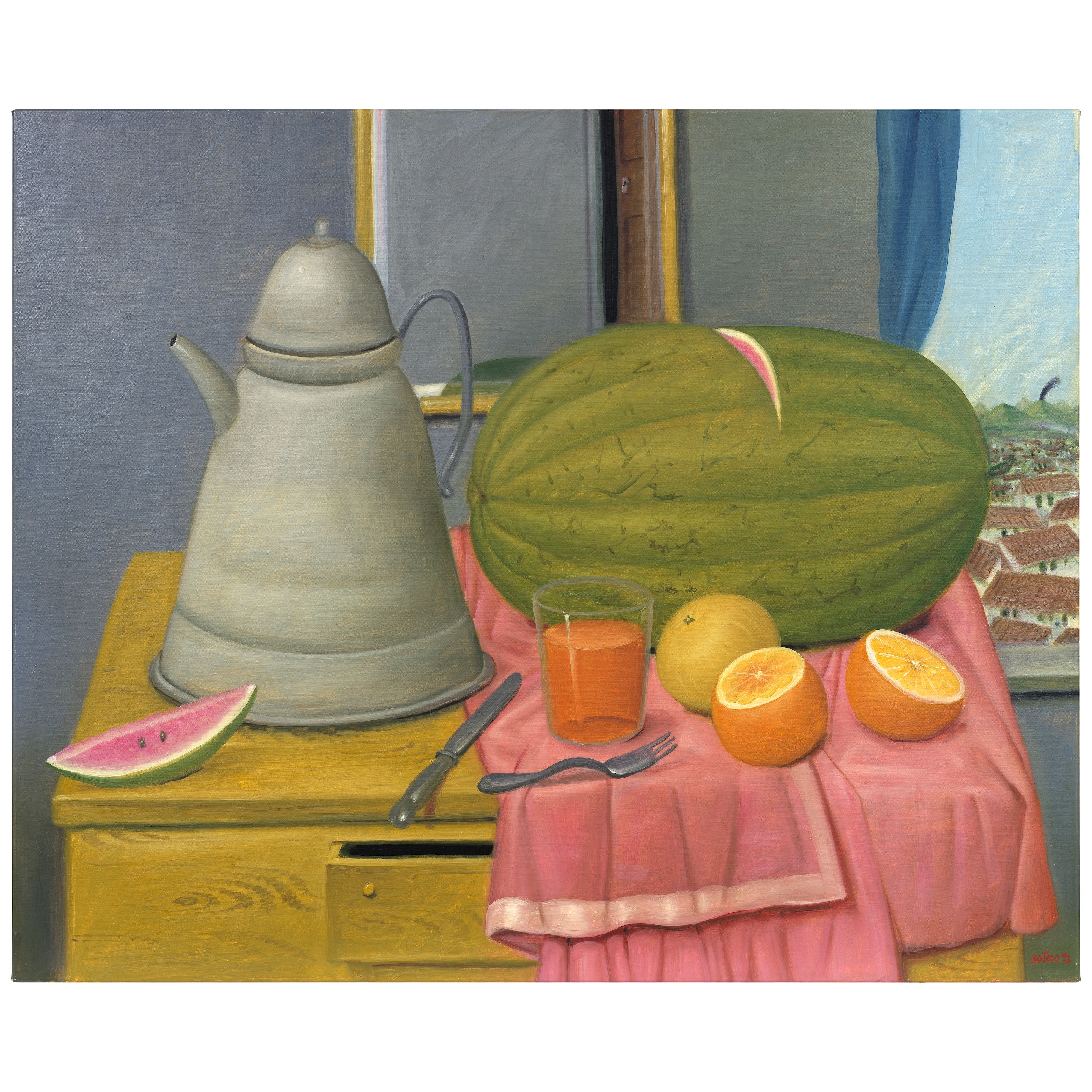 Still Life with Watermelon