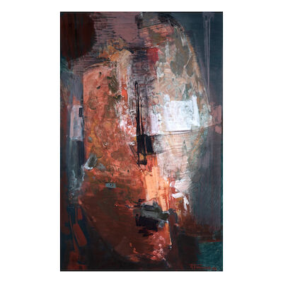 ALECOS CONDOPOULOS (1904-1975) Rouges Retombes