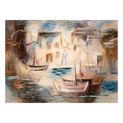 GEORGIOS GOUNAROPOULOS (1889-1977) Port