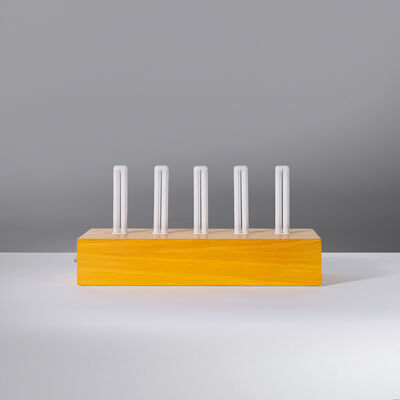 ETTORE SOTTSASS (1917-2007) Lampe Pattica de la série Mobili Lunghi