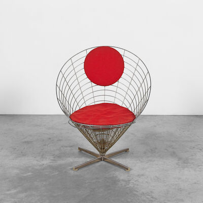 VERNER PANTON (1926-1999) Fauteuil K2 Wire Cone